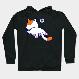 Cute Cat Get Mad Cartoon Hoodie